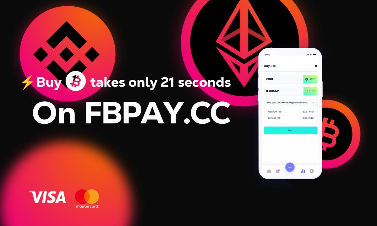 FBBank_cc's tweet image. 🏦 Buy &amp;amp; Sell #Crypto , Fast and Registration Free on #FBPAY !

💳 Try it now: fbpay.cc/buy?platform=t…

$BNB $BTC $ETH #WIF #Web3   #FBPAY