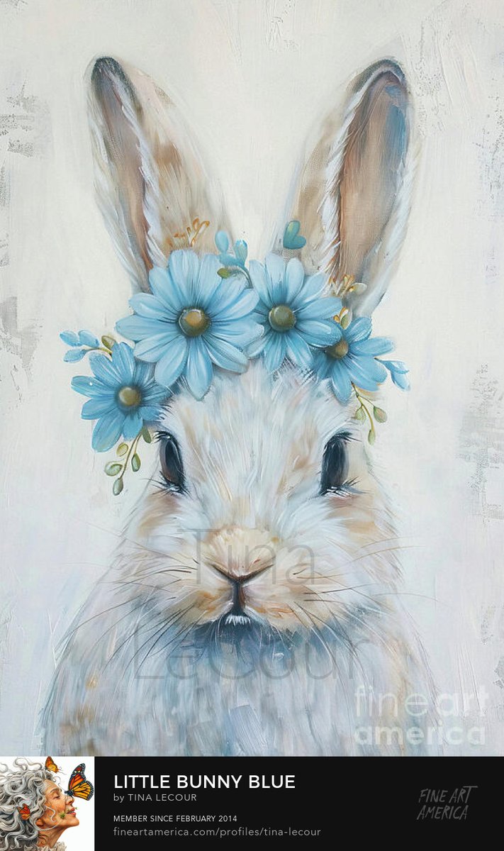 Little Bunny Blue..Can be purchased here..tina-lecour.pixels.com/featured/littl…

#bunny #rabbit #Easter #easter2024 #EasterBunny #easterdecor #eastergifts #wallartforsale #wallart #homedecor #greetingcards #Homedecoration #interiordecor #giftideas #giftidea #giftsforher #gifts #GIFTNIFTY