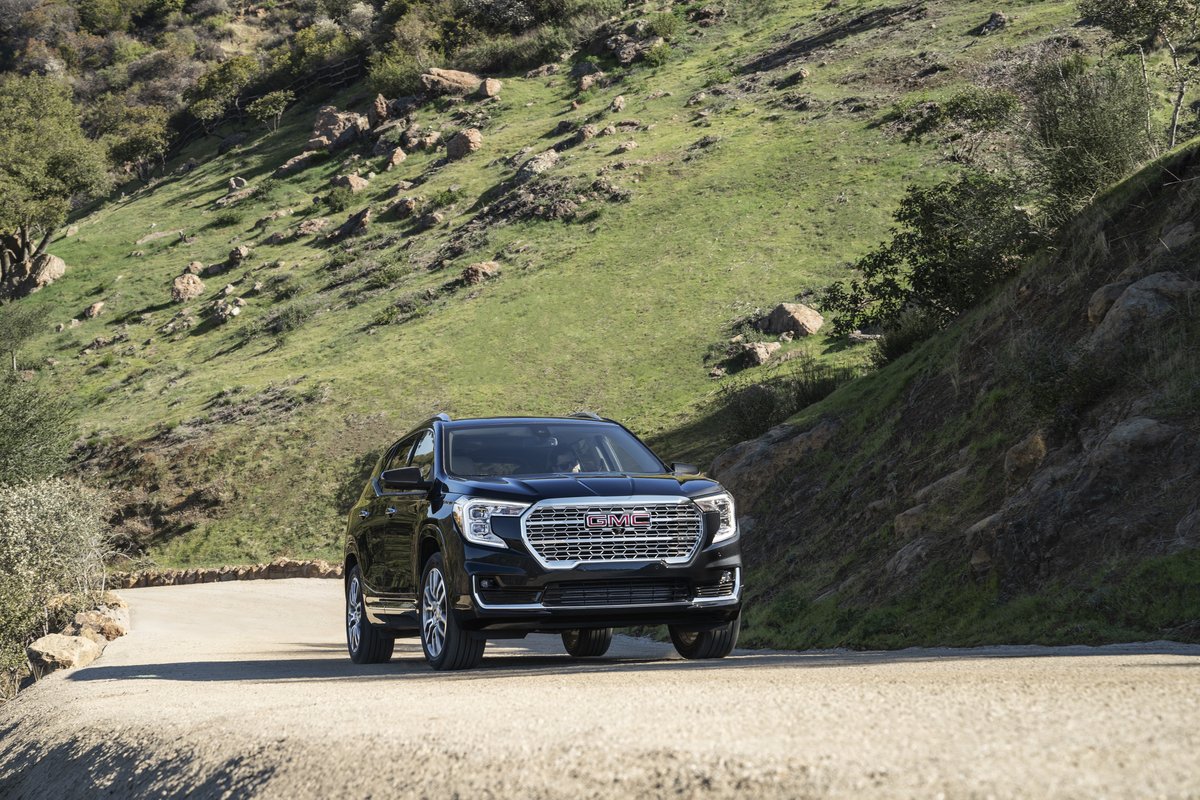 Embrace the greenery this St. Patrick's Day with our all-new 2024 GMC Terrain: bit.ly/48UEuTW

#stpatricksday #cardealer #GMC