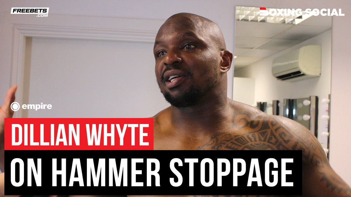 Following his stoppage victory tonight, I caught up with Dillian Whyte In Castlebar. 

Interview here: youtu.be/1IEQnsFtfmQ?si… 

#DillianWhyte #WhyteHammer