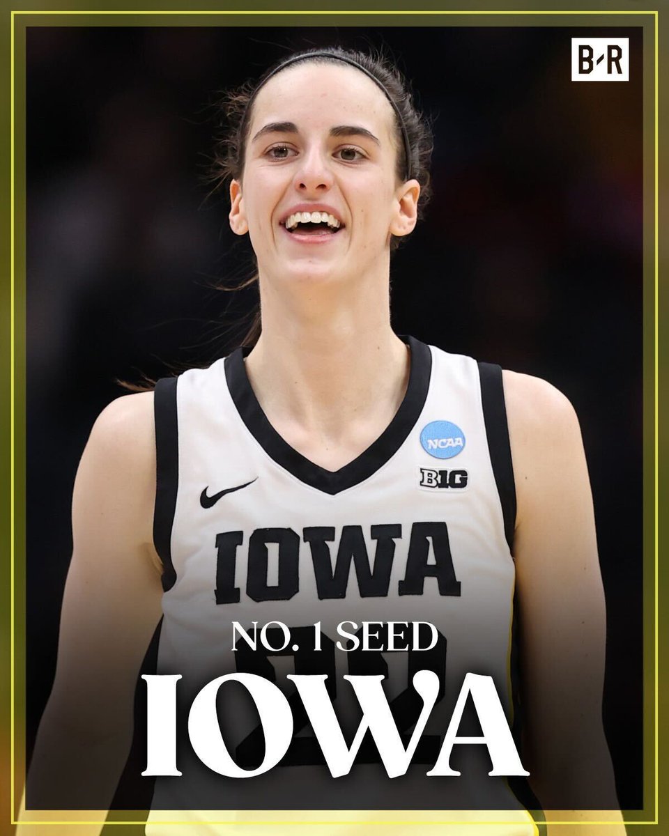 Iowa takes the No. 1 seed in Regional 2 ⭐️ #SelectionSunday