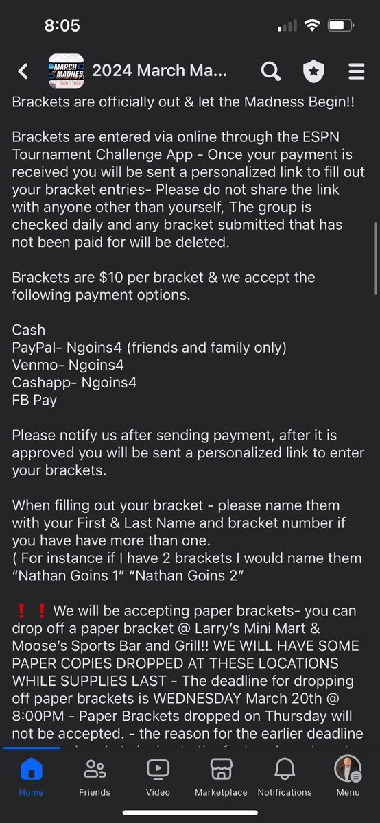 stearns_bets22's tweet photo. @hammeringhankk Paid out $4,500 last yr. Hope to have 10,000 payout this yr. 100% payout! Join our group!! https://t.co/cM8z0I2YGM