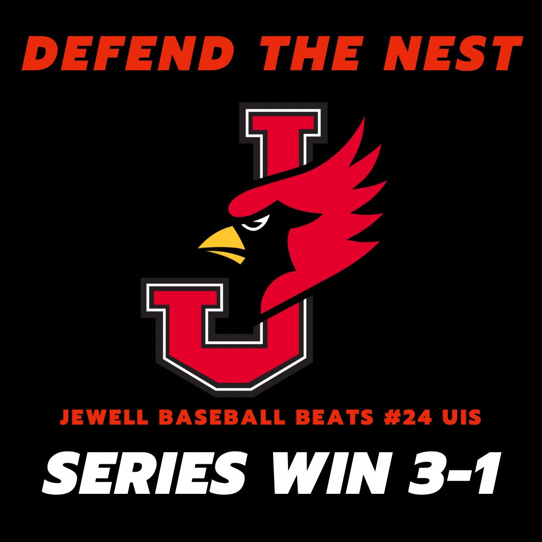 Big series win @Jewell_Baseball vs top 25 team #DEFENDTHENEST