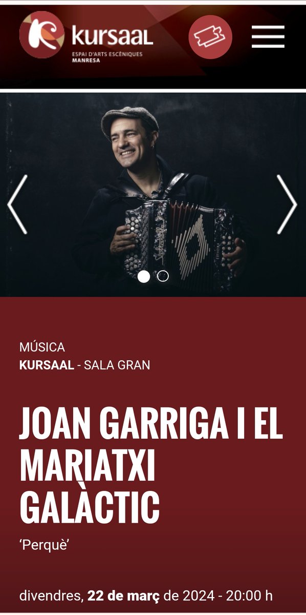 CompanyStas's tweet photo. 8hV
~@ruinosas a BCN/CCultura Albereda
~@HEMISFERIS @HeyZuri a Aielo de Malferit/@llosfestival
~#JordiGas a BCN/Harlem
~@crisjuanico a BCN/Casinet d'Hostafrancs
~#Mesclat a BCN/@tradicionarius
~@mariajaume_ a Girona/auditori
~@JoanGarrigaMG
a Manresa/@Kursaalmanresa https://t.co/ysVlltC7Zz