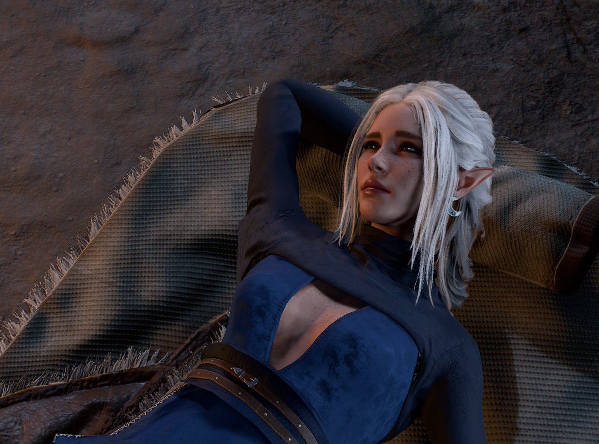 EllainaGrey's tweet photo. My baby girl - my main OC forever 
#Erys #BG3 #bg3Tav #BaldursGate3 now to romance #Halsin again 😍 https://t.co/VOIiYkB7qM