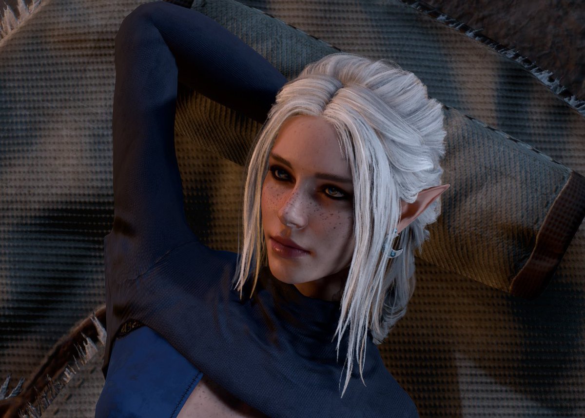 EllainaGrey's tweet photo. My baby girl - my main OC forever 
#Erys #BG3 #bg3Tav #BaldursGate3 now to romance #Halsin again 😍 https://t.co/VOIiYkB7qM