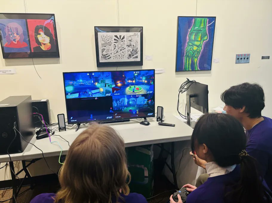 DoA_TheGame's tweet photo. Our team had a scary-good time stirring the competitive sprits in parents and kids at the Niagara Falls Public Library last Friday! Was a great event with lots of returning customers. Be sure to follow to keep up to date with upcoming events leading up to #LUS2024! #DeadOnArrival https://t.co/rWVrvgWpja