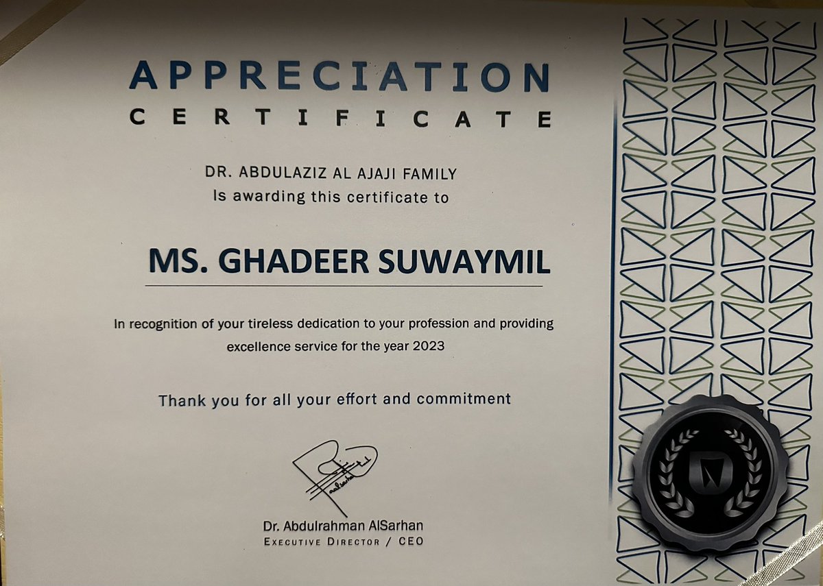 gd0o99's tweet photo. One of the critical factors to succeed in your career is having a motivated work environment and a great leader. 
And I am pleased to be part of @ALAJAJI_DENTAL and having a great boss like @aalsarhan2007 
Many thanks, Dr.Abdulrahman Alsarhan . 
Your effort is truly appreciated. https://t.co/rRDvEil3OW
