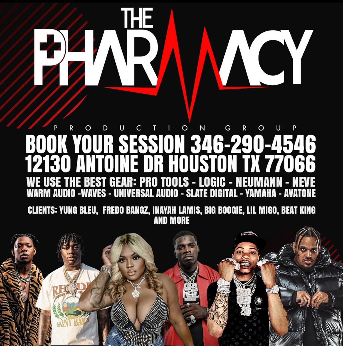 we got slots open tonight if your need some studio time! tap in with the best