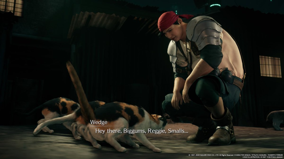 Having fun playing the final fantasy 7 remake!