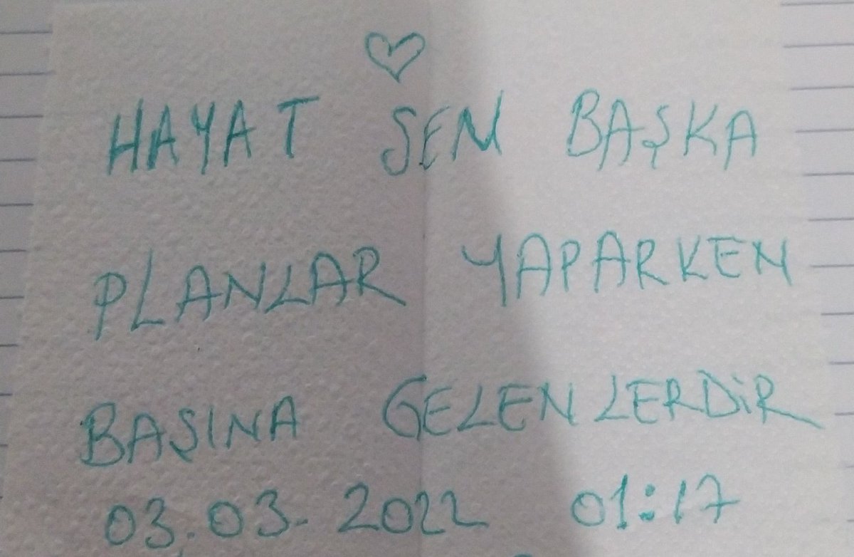 Defterimin arasından böyle bir şey buldum çok duygulandım <a href="/paramedik_7/">rana</a> ♥️