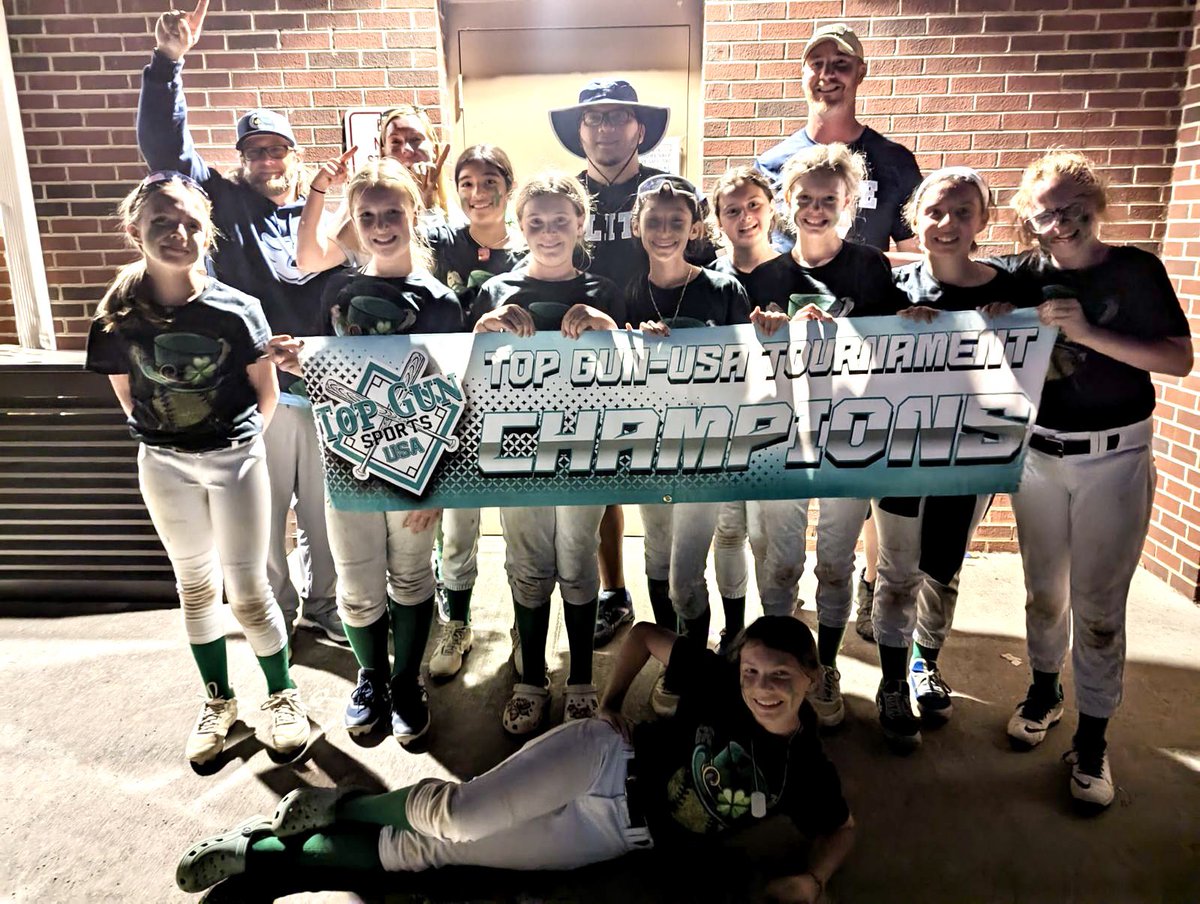 Congrats to our 12U 🥎 girls on their Top Gun Silver Bracket Championship on Saturday in the Triad region!  Nice job, girls!