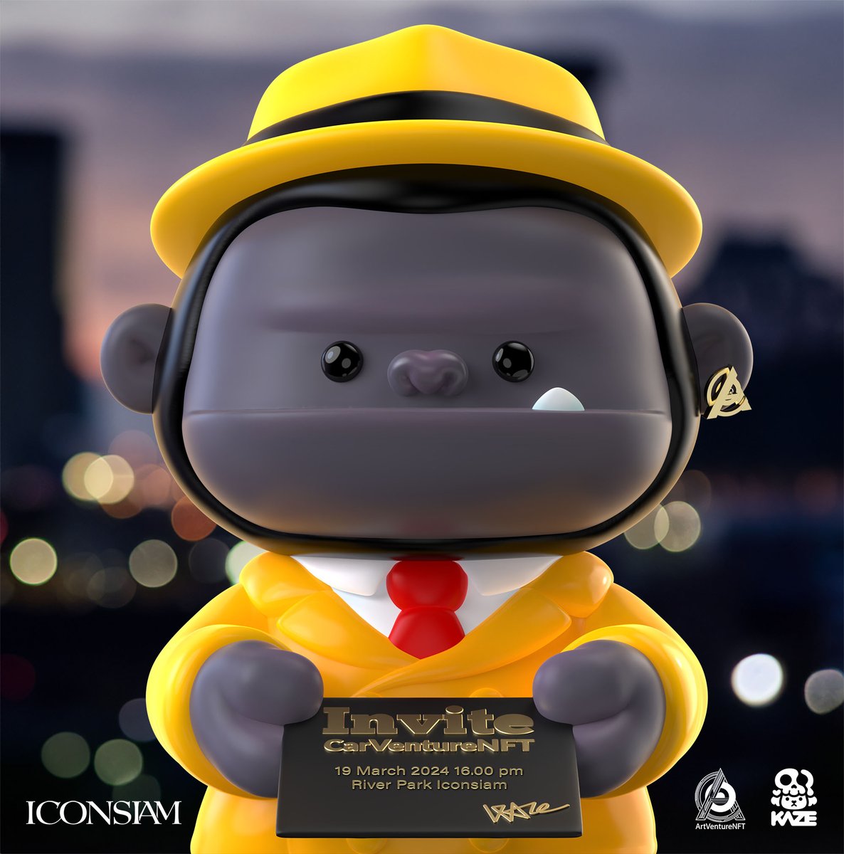 เชิญเพื่อนๆร่วมเปิดงาน CarVentureNFT
วันที่ 19 มีนาคม  ในเวลา 16.00 น
ริเวอร์พาร์ค ชั้น G ไอคอนสยาม