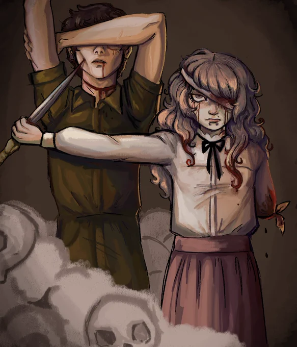Finished my mini redraw of the Termina title screen :3#FearandHunger #fearandhungertermina 