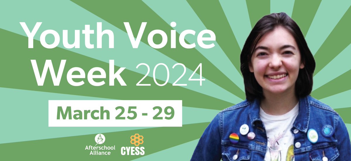 #YouthVoiceWeek is coming March 25-29! The spotlight will be on the amazing young people in afterschool programs.
Will you join @afterschool4all + #CYESS
Learn more here
afterschoolalliance.org/youth-voices.c…