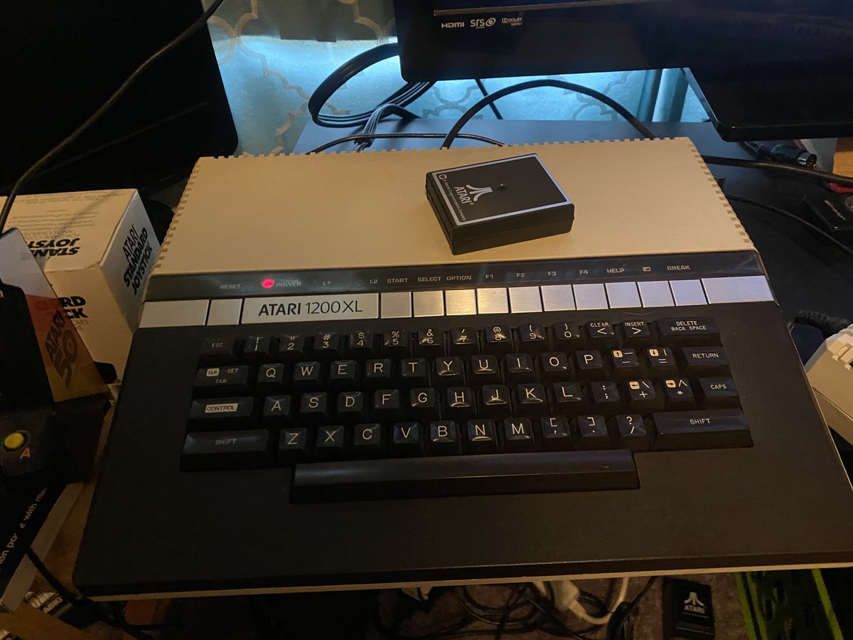 ballistikcoffee's tweet photo. Having fun connecting to several @atari_bbs’es on my #Atari #1200xl #computer w/ #USRobotics 56K #modem & 850 Interface Adapter :) I finally got it all working. The culprit? Wrong AC adapter on the 850 😂🕹️ My newbie luck 🍀 #baudday2024 #vintagecomputing #thebasementBBS https://t.co/Q5DF7W16Sc