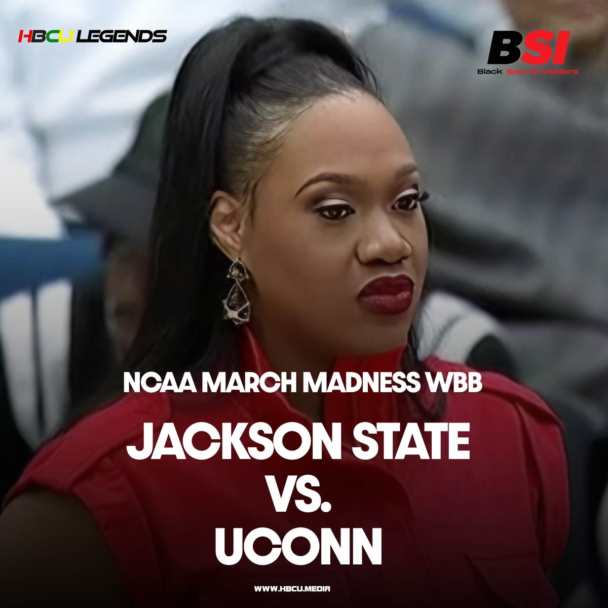 No. 14 Jackson State (@GoJSUTigersWBB) will face No. 3 UConn in Portland, Oregon. It's the highest seed for JSU. @hbculegends | @MarchMadnessWBB | #UConn