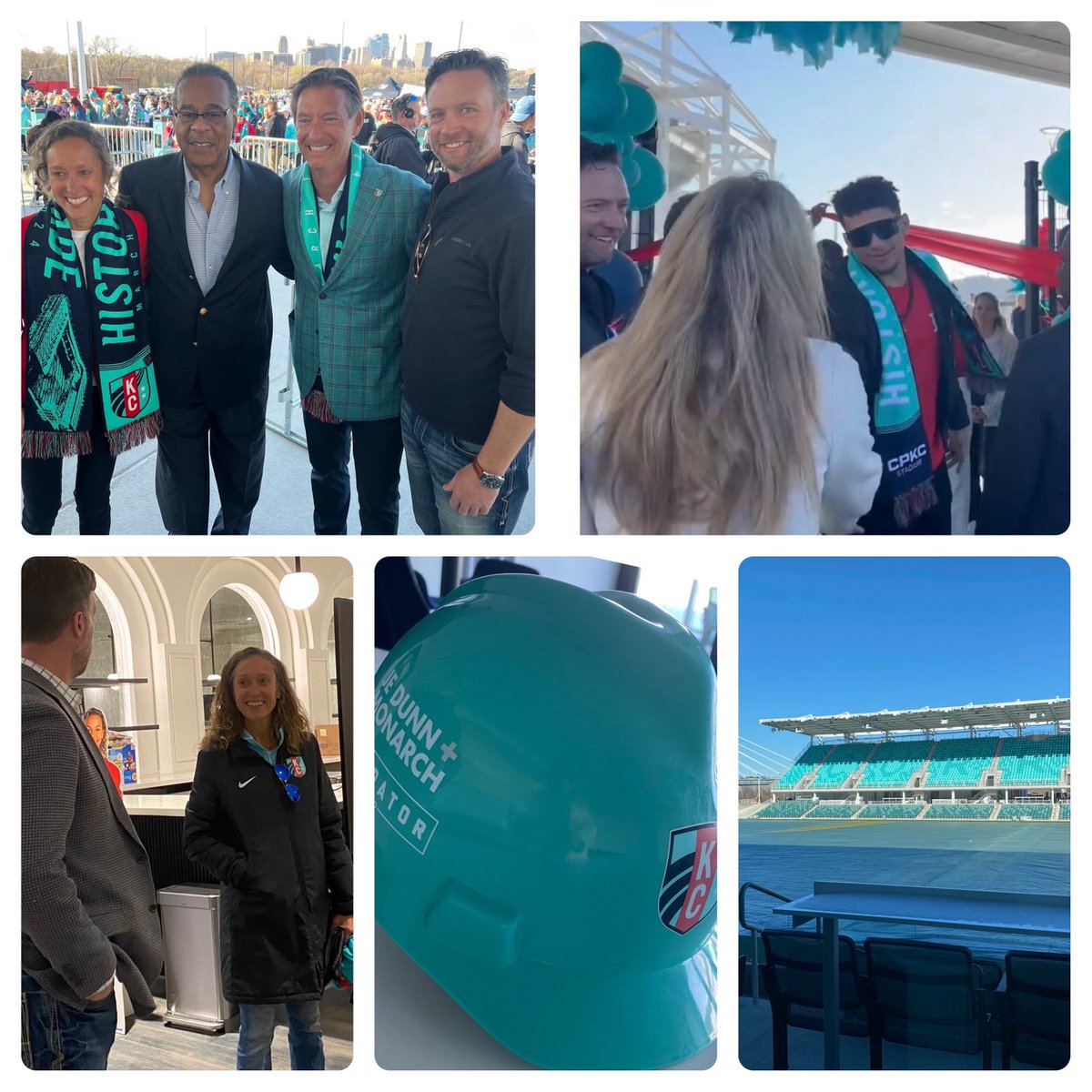 I toured CPKC Stadium last month and was back yesterday to celebrate the ribbon cutting and a monumental day for women’s sports and Kansas City. #KCBaby @thekccurrent @JEDunn