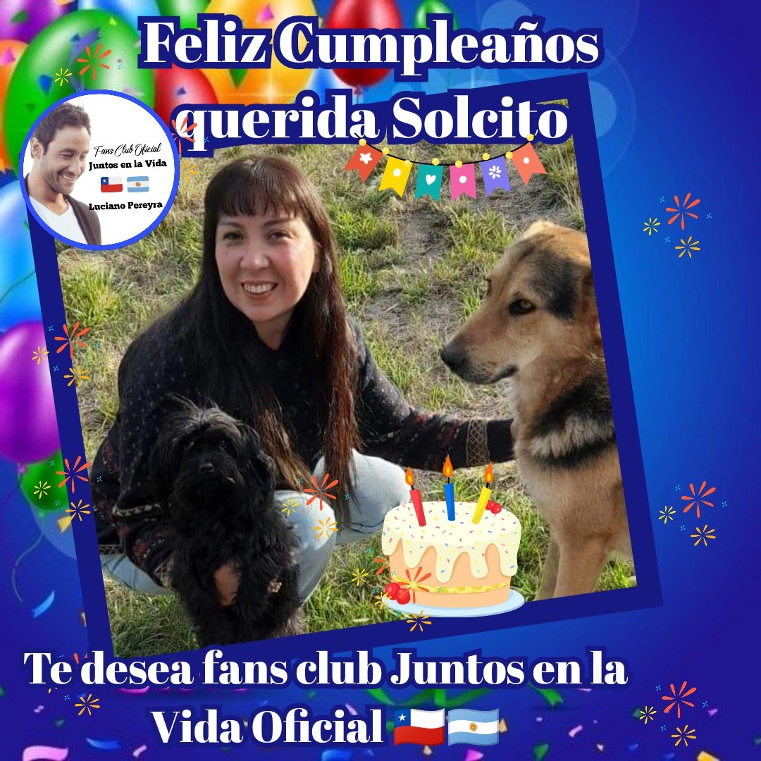 normaginter274's tweet photo. Feliz cumple 🎂🎉🎊🥰💙 los mejores deceo mucha felicidades 🎊 @solcitalu  te deceamos @Juntosenlavida 🇨🇱🇦🇷 @LucianoPereyra @UMusicChile @UMArgentina @LujanProd @NicoGaribotti https://t.co/fLEosfQRAH