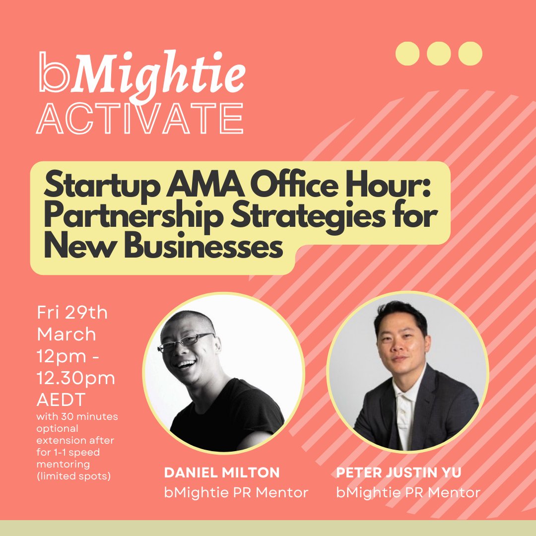 Wrap up March on a #productivity high!🤩🚀 Sign up for @bMightie #startup #masterclasses and start levelling up >> lu.ma/bMightie Special thanks to our #experts for giving back to the #community and sharing their invaluable insights & time 💗