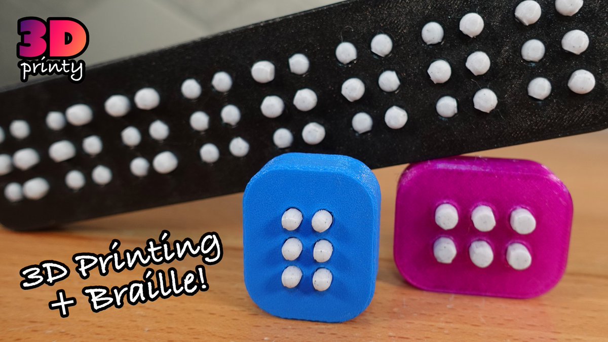 3D Printy (@3dprinty) on Twitter photo Currently uploading my 200th model on <a href="/printablescom/">Printables.com</a>!
These #3dprinted Braille Cells use TPU gaskets for easy-to-press buttons.
The files will launch in 3 hours with a second bonus video by Courtney and Reese of <a href="/FilamentStories/">Filament Stories</a>! Currently uploading my 200th model on <a href="/printablescom/">Printables.com</a>!
These #3dprinted Braille Cells use TPU gaskets for easy-to-press buttons.
The files will launch in 3 hours with a second bonus video by Courtney and Reese of <a href="/FilamentStories/">Filament Stories</a>!