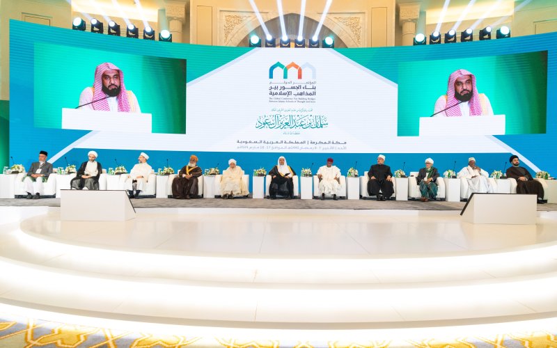 مکہ مکرمہ میں خادم حرمین شریفین شاہ سلمان بن عبدالعزیز آل سعود ولی عہد شہزادہ محمد بن سلمان کی زیر سرپرستی مکہ مکرمہ میں رابطہ عالمی اسلامی کانفرنس ، سربراہ جمعیت علمائے اسلام پاکستان مولانا فضل الرحمان م، مولانا عبدالغفور حیدری ، علامہ راشد سومرو ، مفتی ابرار شریک