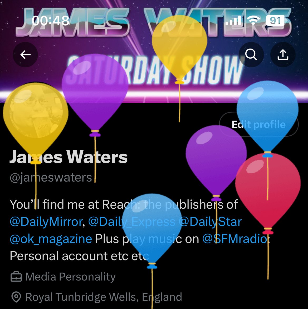 James Waters tweet media