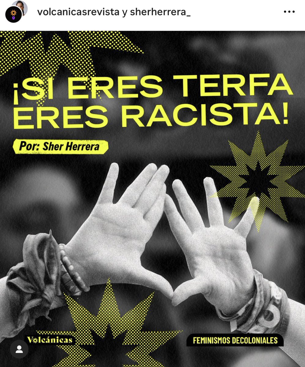 RodrguezAle's tweet photo. Hablan de “feminismos" para fragmentar nuestras vivencias por raza, etnia y clase ¿y las racistas somos nosotras? ¿Quiénes promueven misoginia al legitimar que nos empodera prostituirnos o al deslegitimarnos como sujetas políticas históricas de nuestro movimiento internacional? https://t.co/zkMHZ9zYlV