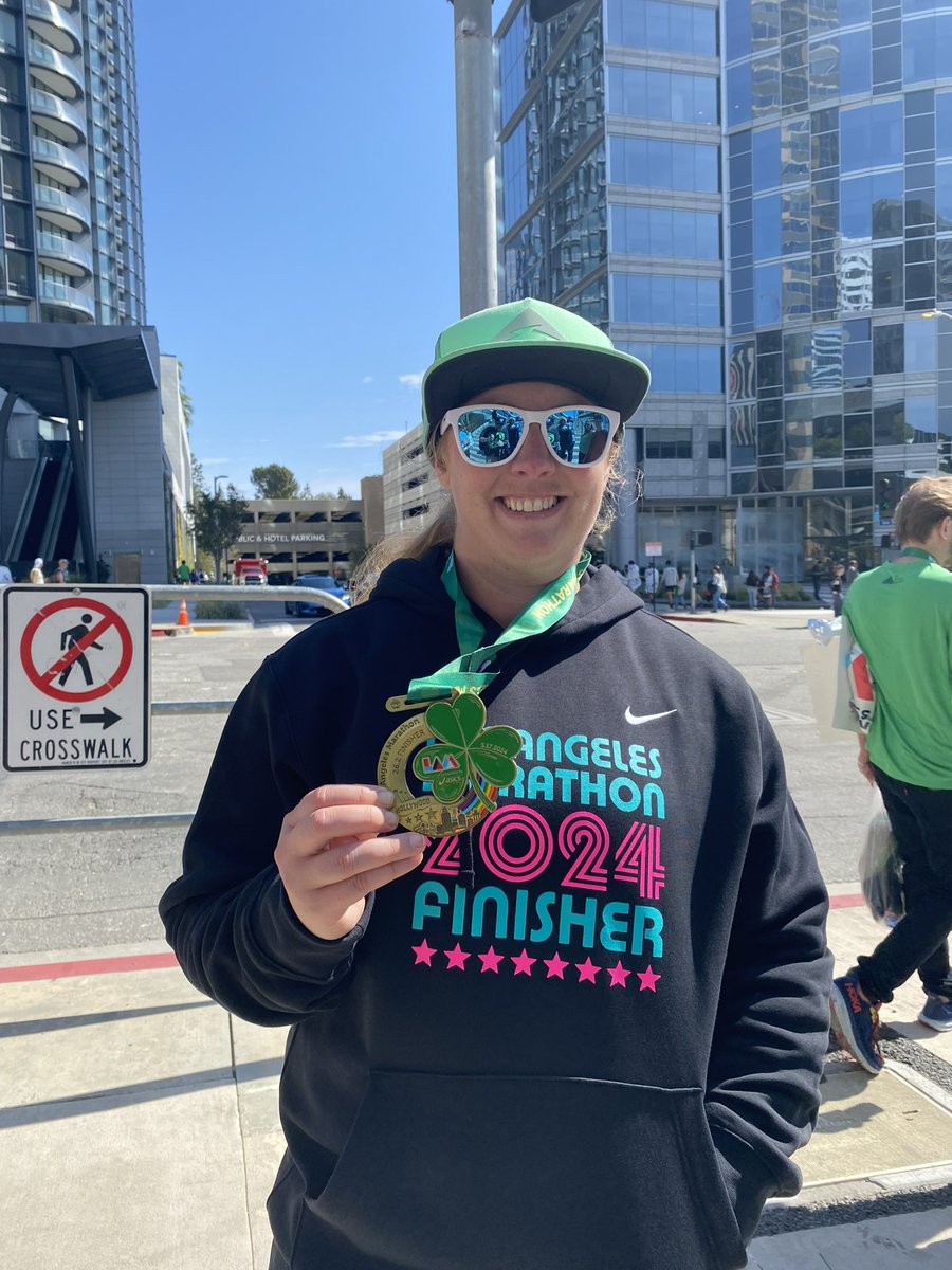 TrunsLA's tweet photo. @therunchat Ran my 28th marathon today and it was actually pretty fun.  It was 20th consecutive LA marathon as well. #runchat #bragtime https://t.co/2xO4bBdcI5