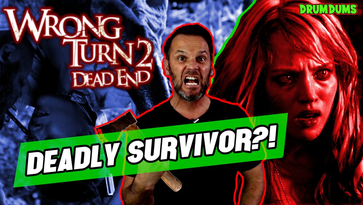 Drumdums's tweet photo. I can finally close out the Wrong Turn reviews with Wrong Turn 2: Dead End. Joe Lynch's directorial debut is chock full of bloody goodness. Lets filet! #WrongTurn2
https://t.co/711pCjwXU6 https://t.co/NwvbzGB4yn