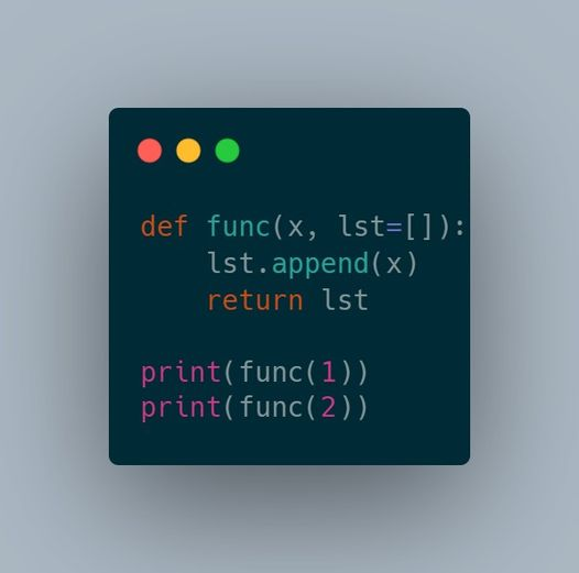 PythonDvz's tweet photo. Python Question / Quiz;

What is the output of the following Python code, and why? 🤔🚀 Comment your answers below! 👇

A) [1] [2]
B) [1, 2] [1, 2]
C) [1] [1, 2]
D) [1, 2] [2]

#python #programming #developer #morioh #programmer #coding #coder #webdeveloper #pythonquiz https://t.co/h7kGUV2dsy