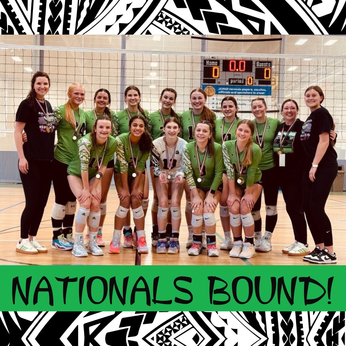 PohakuVBC's tweet photo. 💚🖤REGIONAL CHAMPS🖤💚

Congratulations to Pōhaku 15-1 for winning Regionals and earning their bid to Nationals! You’ve been putting in the work and it’s paying off! Your Pōhaku family is so proud! 🤙🏽💚🖤🥇
#MAXOUTMINDSET #IMUA https://t.co/FRI7XUthG3