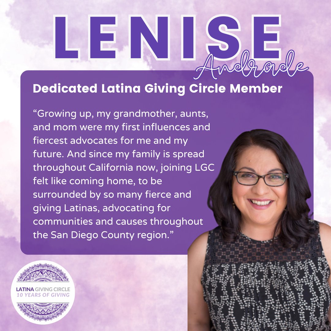 Continuing #WomensHistoryMonth highlights with LGC Member Lenise! She advocates for many communities throughout San Diego. Her fierce dedication to developing leaders and facilitating professional development throughout SD is inspiring, and we are so fortunate to have her in LGC!