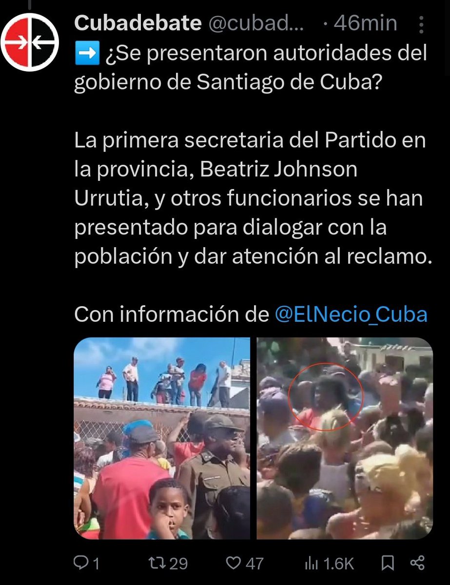 HildaLandrove's tweet photo. No pudiendo negar las manifestaciones, proceden a normalizarlas: la policía custodia la manifestación, las autoridades se presentan, hay diálogo. Ojo, esto no involucra aceptar la responsabilidad que les corresponde ni dejar de reprimir; es solo el complemento normalizador https://t.co/LrnoSd5NkT