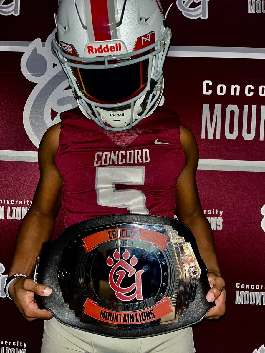 RyanYancey5_'s tweet photo. #AGTG After a great visit friday i’m blessed to have received an opportunity to play @ConcordFootball can’t wait to be back!! @Coach_Ramos74 @CoachCradle @CoachKB_7 @CoachMorrisGW https://t.co/wXoJurh5XU