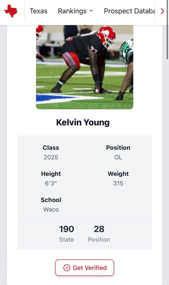 kevoocbfw's tweet photo. highly appreciate @PrepRedzoneTX for the rankings! @TheCoachVogel @L_heldt @TheWacoHighLion @RecruitWacoFB https://t.co/MS5dcLNxrJ