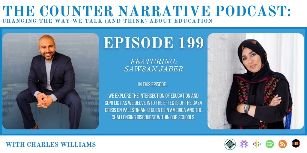 Dive into a poignant conversation with @SJEducate where we tackled tough questions: What message do schools send amidst the Gaza crisis? How do we reconcile support with actions that alienate Palestinian students in the US? 🍎apple.co/3VmYueH 🟢spoti.fi/3IIwef8