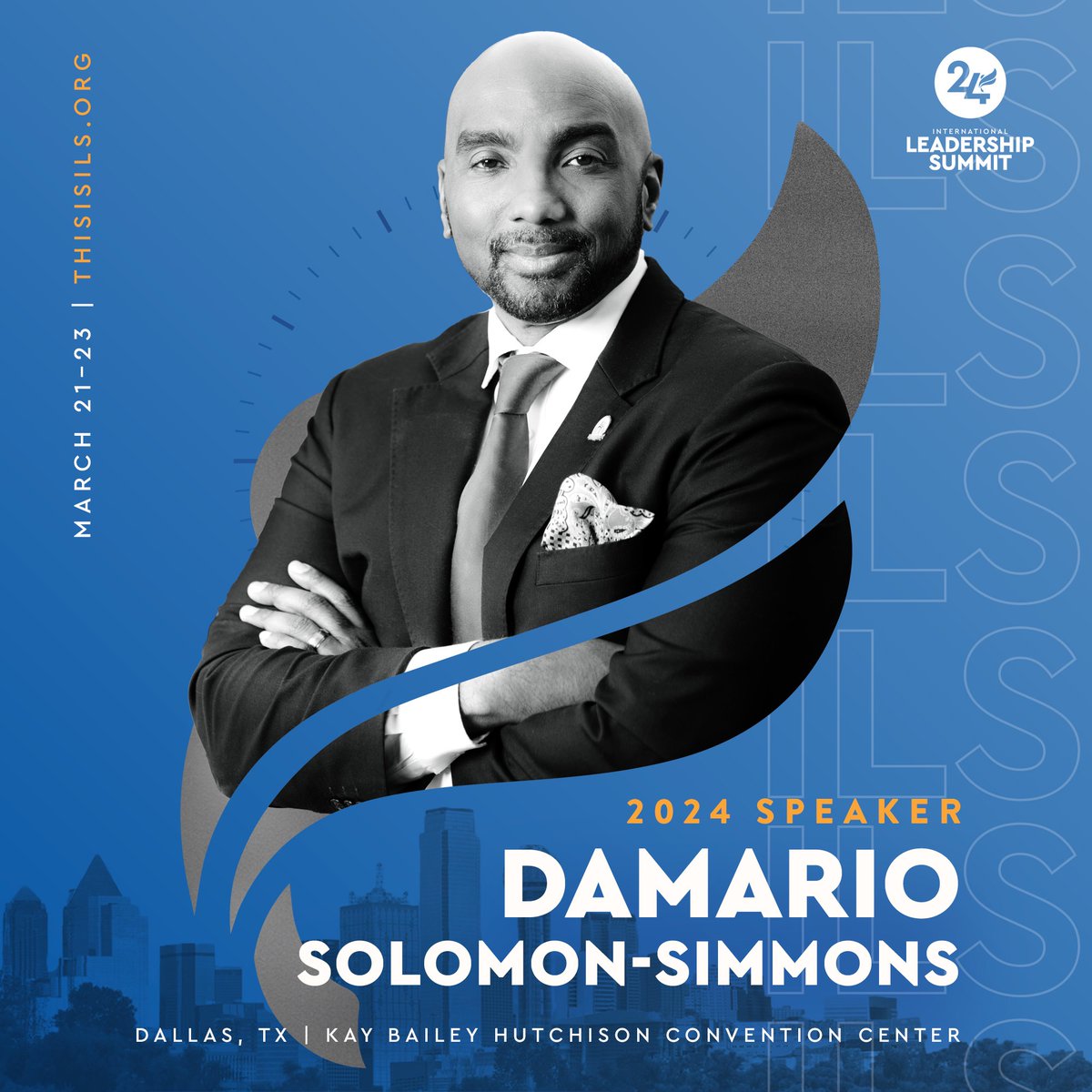 Looking forward to joining @BishopJakes , his staff, and other speakers for the upcoming International Leadership Conference taking place next week in Dallas, Texas. I hope you can join me by registering at thisisils.org. #thisisils