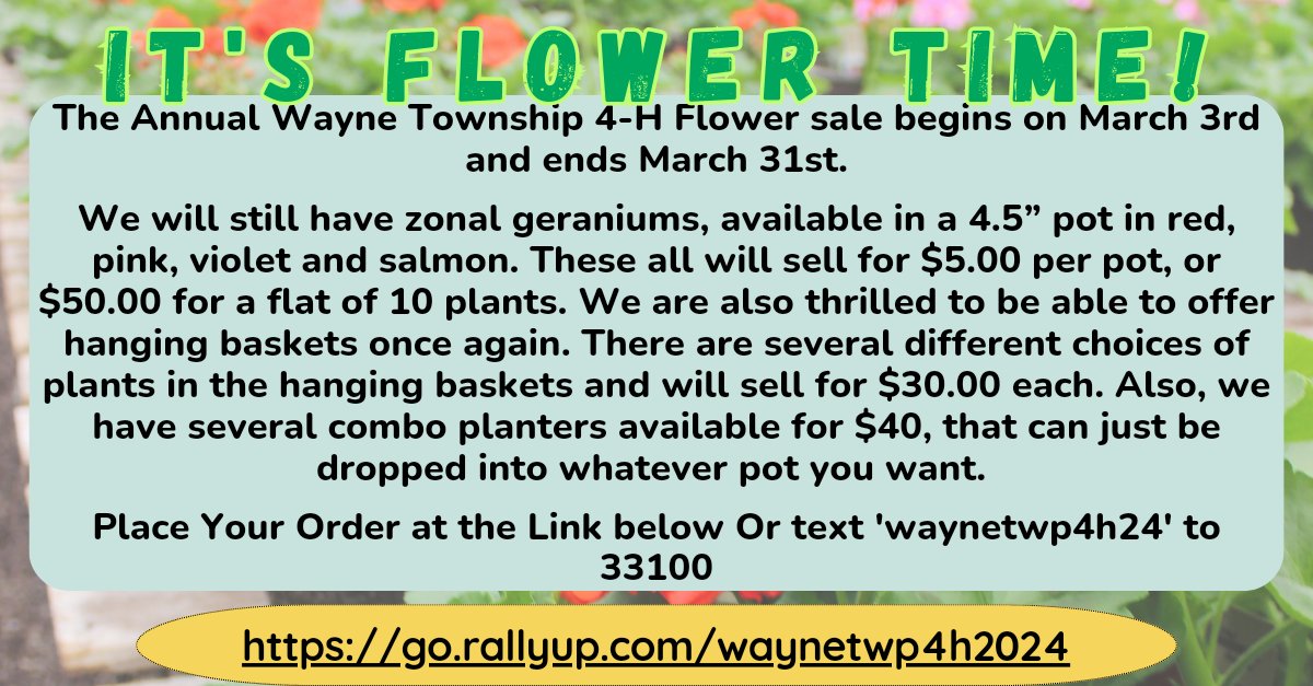 Wayne Township 4-H tweet media