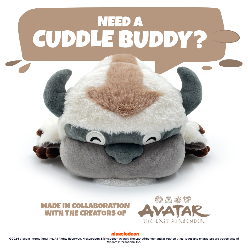 youtooztodd's tweet photo. Introducing Youtooz’s first ever weighted plush - Sky Bison Appa!