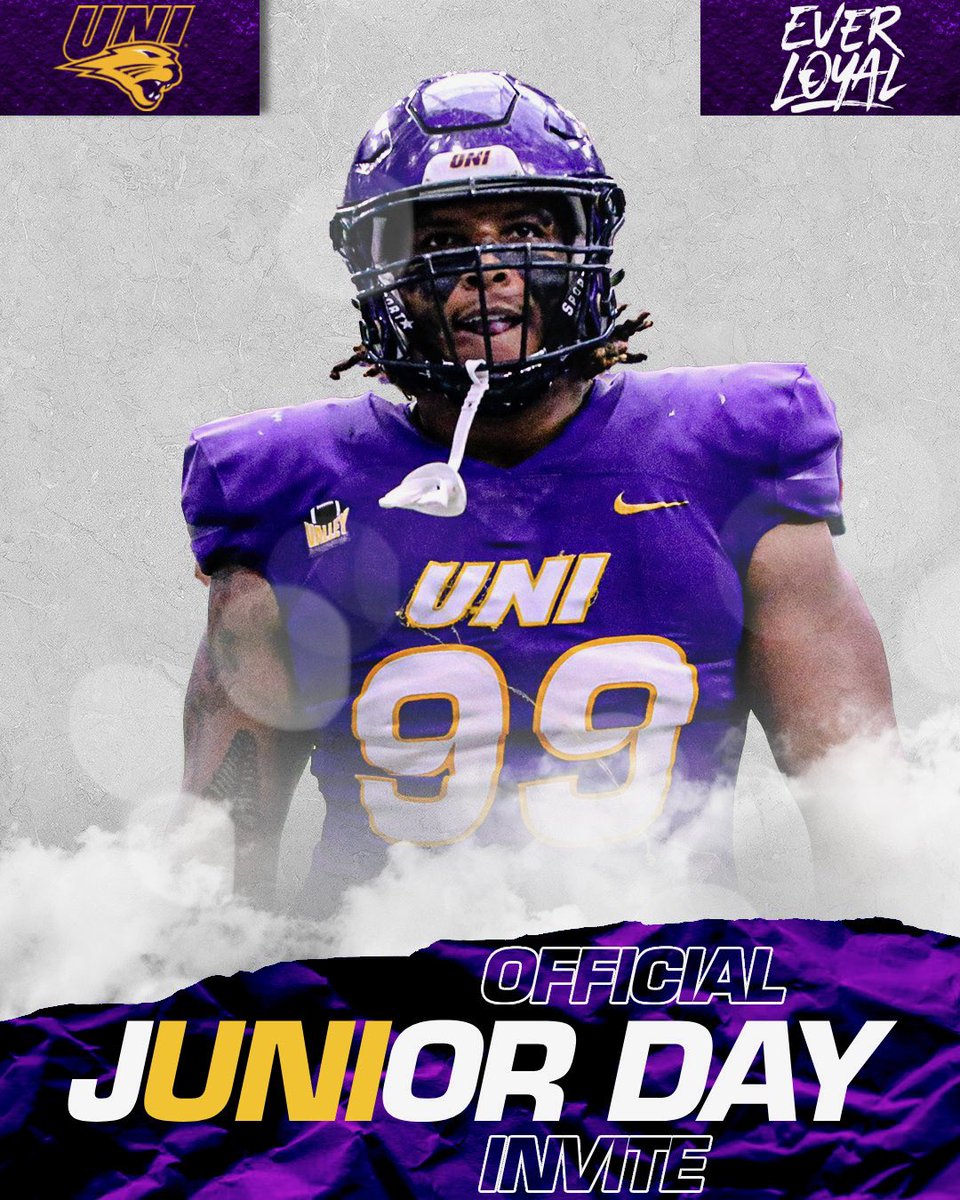 Thank you @Qblack_3 and @UNIFootball for the junior day invite!!
