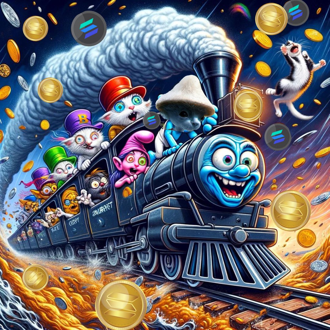 jpeg_og's tweet photo. @SmurfOnSolana 

ALL ABOARD THE $SMURF EXPRESS! NEXT STOP: THE MOON OR THE MUSHROOM VILLAGE?

#Smurf #crypto #wagmi https://t.co/LkhGDaiYUj