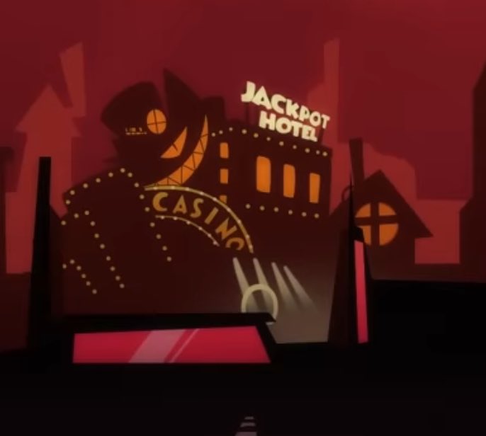 Rewatching the hazbin pilot and uhm <a href="/VivziePop/">Vivienne Medrano 💖</a> IS THIS HUSKS HOTEL??? IT COULD BE NOTHING BUT PLZ I NEED ANSWERS. HAZBIN FANS HELP ME OUT!! #hh #hazbinhotel #hazbin #amazon #husk #husker #huskerdust #angel #alastor #angeldust #radiodemon