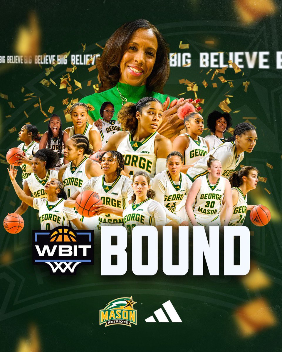 SEE YOU AT PENN STATE, #MasonNation! 🥳

#BelieveBIG #Ubuntu