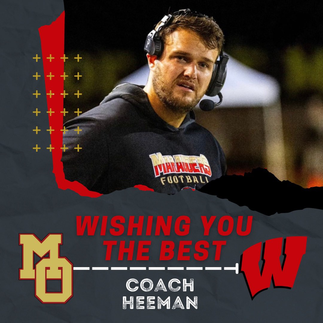 Mount Olive Football Marauders (@mohsfootballnj) on Twitter photo Wishing Coach Heeman the best in his next chapter with the University of Wisconsin <a href="/BadgerFootball/">Wisconsin Football</a>! @zheeman43 <a href="/KevinRStansber1/">MarauderNation</a> <a href="/MOHSMarauders/">Mount Olive Marauders Athletics</a> <a href="/PrincipalMOHS/">Mount Olive High School</a> Wishing Coach Heeman the best in his next chapter with the University of Wisconsin <a href="/BadgerFootball/">Wisconsin Football</a>! @zheeman43 <a href="/KevinRStansber1/">MarauderNation</a> <a href="/MOHSMarauders/">Mount Olive Marauders Athletics</a> <a href="/PrincipalMOHS/">Mount Olive High School</a>