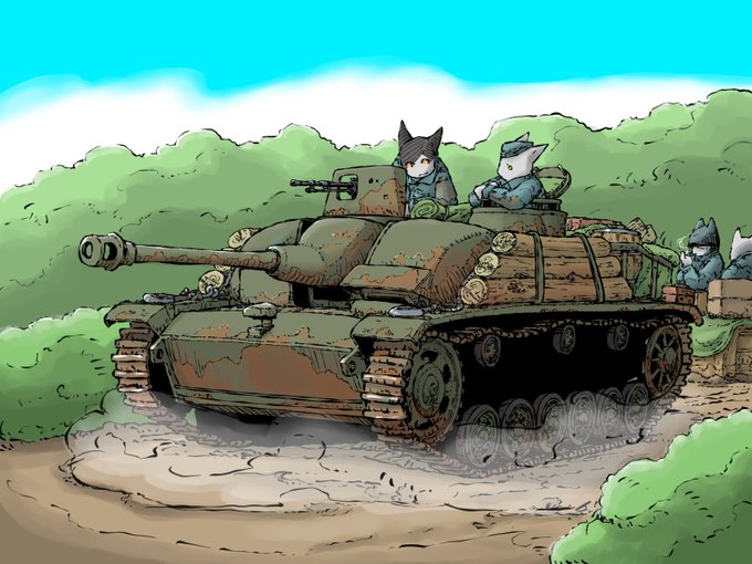 「マシンガン 戦車」のTwitter画像/イラスト(新着)