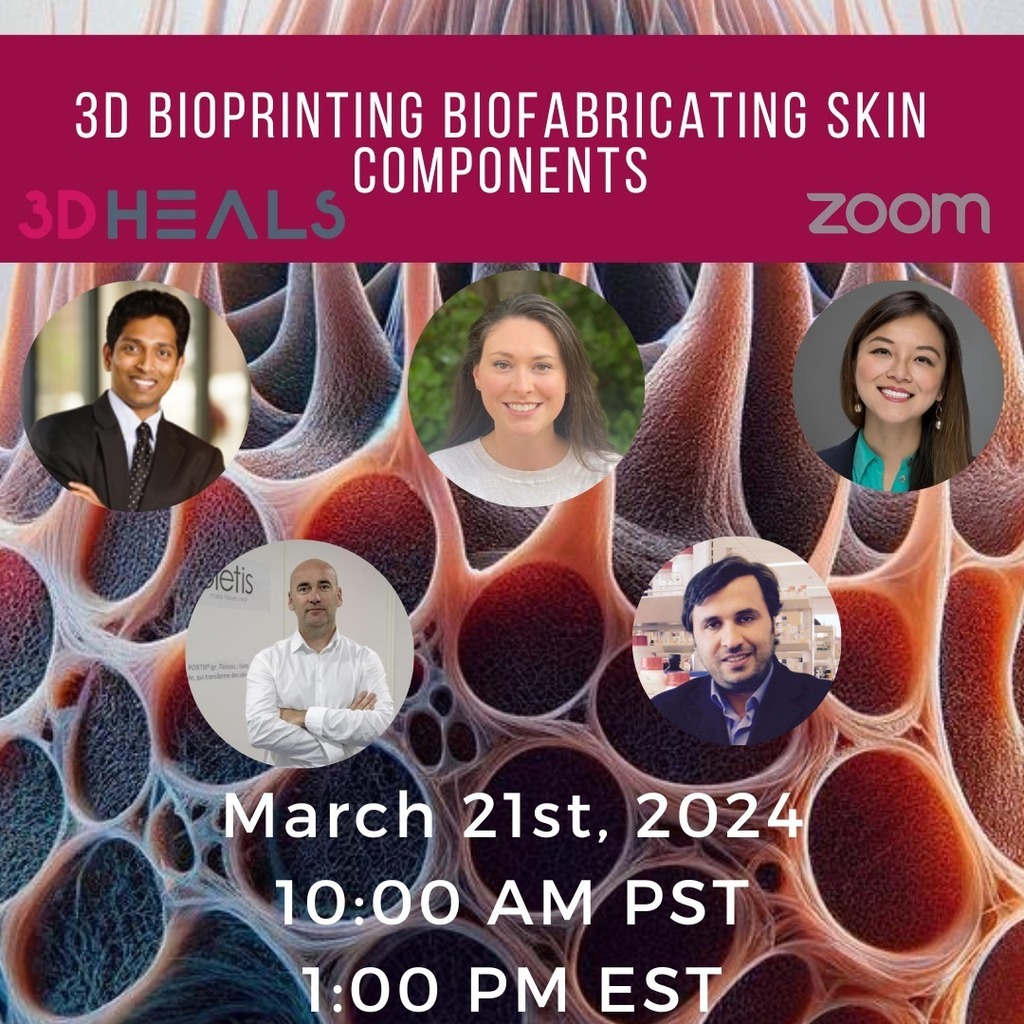 3dheals's tweet image. Don&apos;t miss this rare event focusing on how we can not only #3dbioprint #biofab #skin for #woundcare and #burns, but also #hairfollicles #hairloss 

Chuckles are allowed, but learning is ensured!

Free Live Event Registration: 
ift.tt/zqyrtR8 instagr.am/p/C4oyJKzJ6pj/