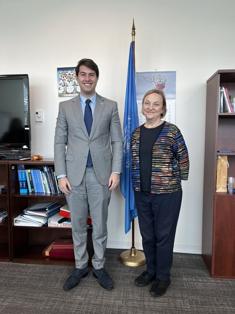 Expressing sincere appreciation for the substantive discourse with ASG for Support Operations (@UN_OpSupport), Ms. Lisa M. Buttenheim, last Friday. Enthusiastic about the forthcoming @UNISNYC international student conference, highlighting #Youth empowerment and operational…