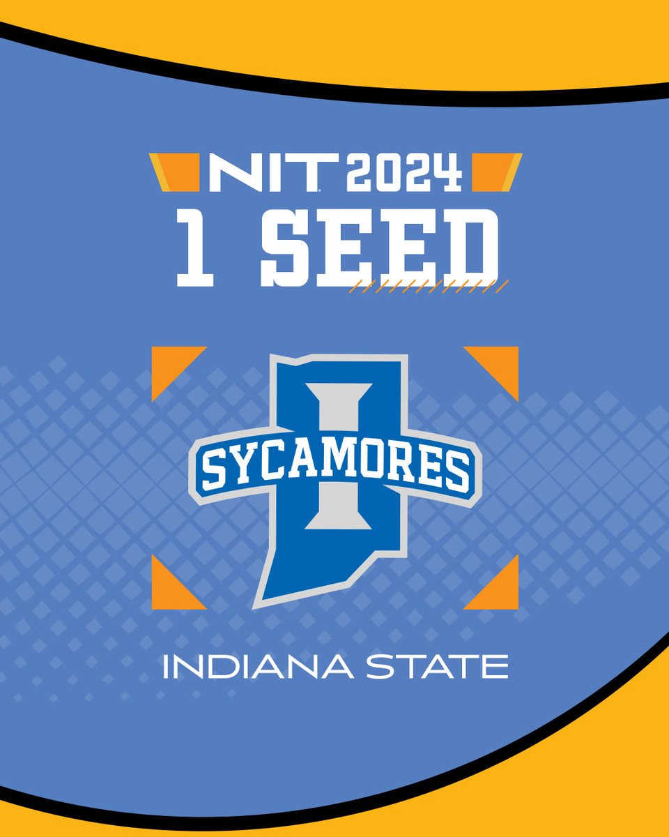 Let's keep it rolling.

<a href="/IndStBasketball/">Indiana State Basketball</a> is our next No. 1 seed!

#nit2024