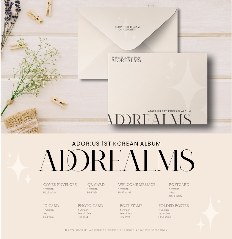 ㅤ

·˚ ₊⁺. 𝓨𝓸𝓾'𝓻𝓮 𝓲𝓷𝓿𝓲𝓽𝓮𝓭 𝓽𝓸 𝓪𝓭𝓸𝓻𝓮𝓪𝓵𝓶𝓼 ✧₊⁺
Click the section below to see the details
of your invitation!
🧚‍♀️ (x.com/ADOR_USHOP/sta…)

#ADOR_US #adorealms

ㅤ